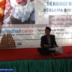 Menjadi Pembawa Acara Pada Kegiatan Buka Puasa Bersama Anak Yatim di Jombang