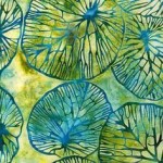 Gambar Batik Motif Alam Warna Hijau - gambar dari Pinterest dot com