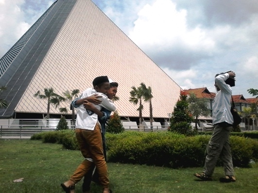 Keceriaan anak-anak berlibur ke Museum Islam Nusantara Hasyim Asyari di Kawasan Wisata Makam Gus Dur Tebuireng Jombang