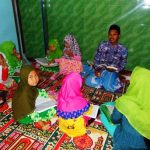 Kegiatan Belajar Santri TPQ Al-Mujahiddin Guwo Jombang menggunakan Buku At-Tartil