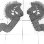 Mewarnai Gambar Jaranan Kuda Lumping Hitam Putih