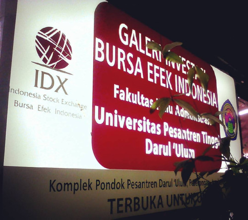 Manajemen Operasional Galeri Investasi Bursa Efek Indonesia FIA UNIPDU Jombang