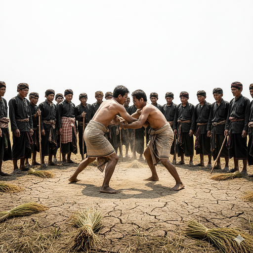 Tradisi Keket Situbondo di Musim Kemarau Gulat Ritual Syukur Panen yang Memudar