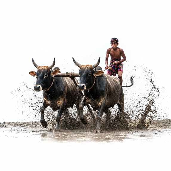 Tradisi Kerapan Sapi Brujul dari Kabupaten Probolinggo Pacuan Lumpur yang Menjadi Simbol Kebersamaan Petani