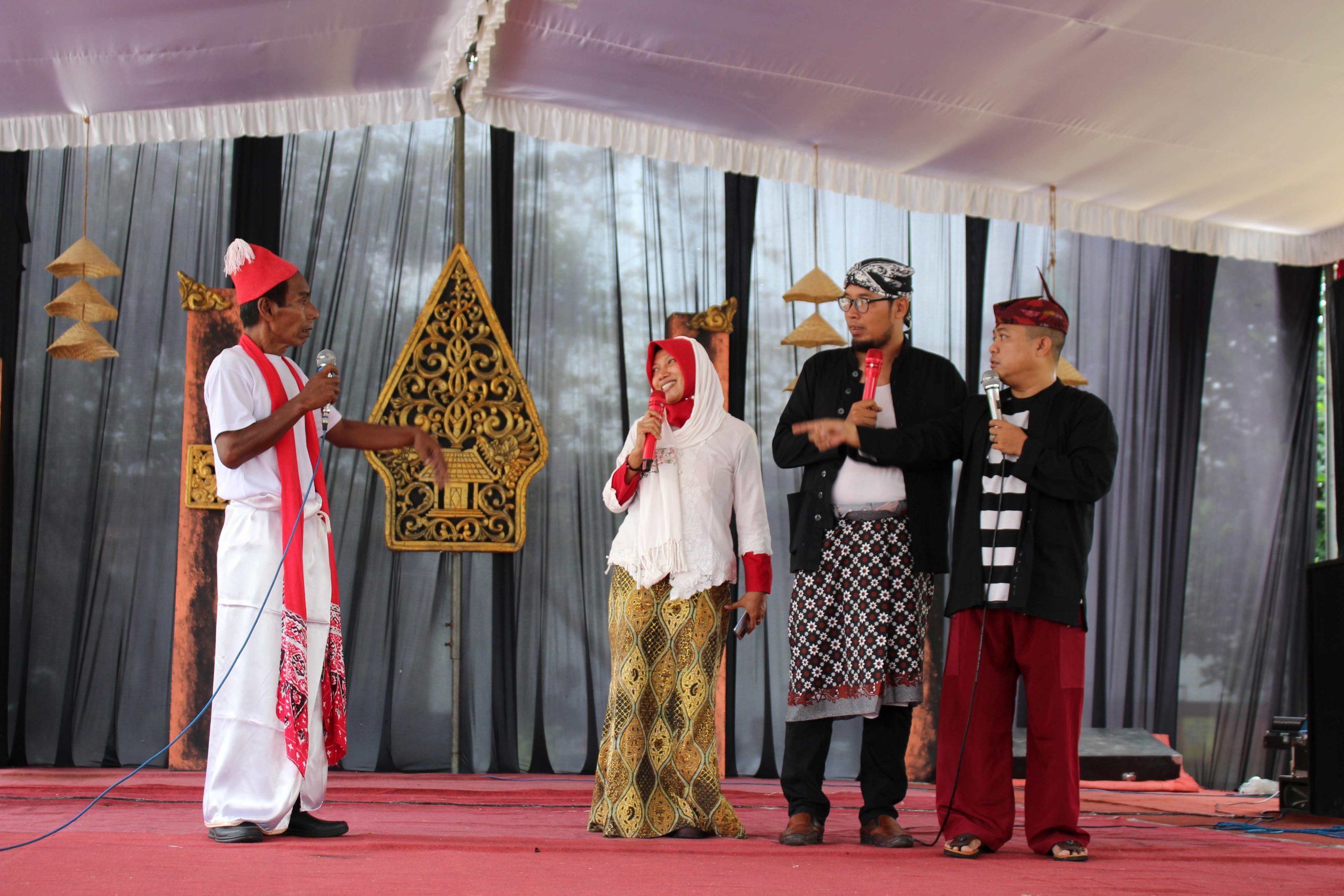 pementasan ludruk besutan pada pameran cagar budaya 30 maret 2026 di dinas pendidikan dan kebudayaan kabupaten jombang